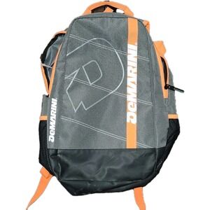 Demarini‎ Baseball Orange Gray Zip Adjustable Backpack